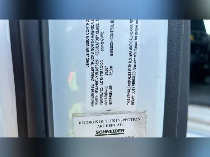 2021 Freightliner Cascadia 12600fa0336929458497e066f718046536c