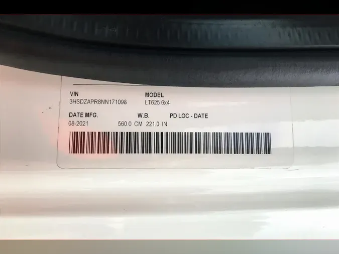 2022 INT LT625 6x4