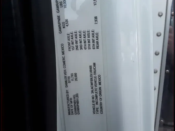 2020 FREIGHTLINER M2 106
