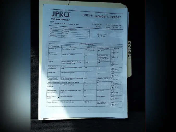 2022 FREIGHTLINER/MERCEDES CASCADIA PX12642ST