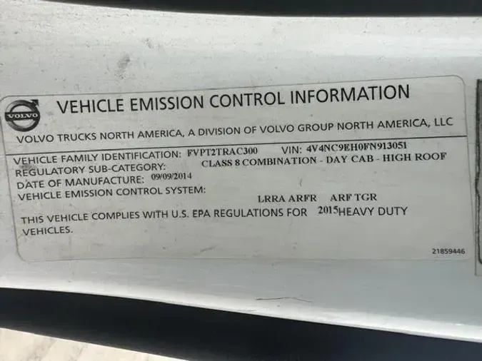 2015 Volvo VNL64T3000297f4684cfddee7408c6f76e7669de2