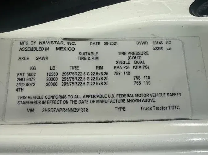 2022 International LT625034c851542cd1da3662854eb40d35988