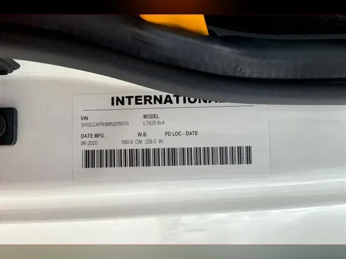 2021 INT LT625 6x4
