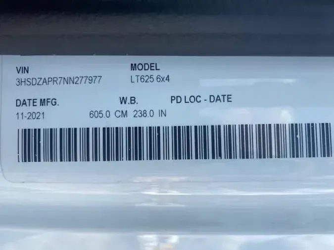 2022 International LT625