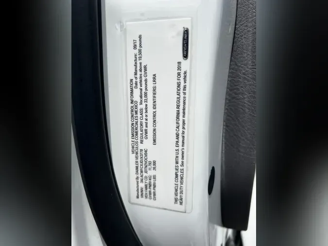 2018 FREIGHTLINER/MERCEDES M2 10604b049ea588cd09c26486a955e3922f9