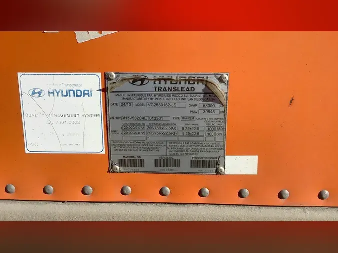 2014 Hyundai VC2530152-JS