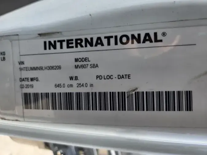 2020 International MV607