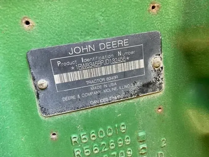 2018 John Deere 8345R