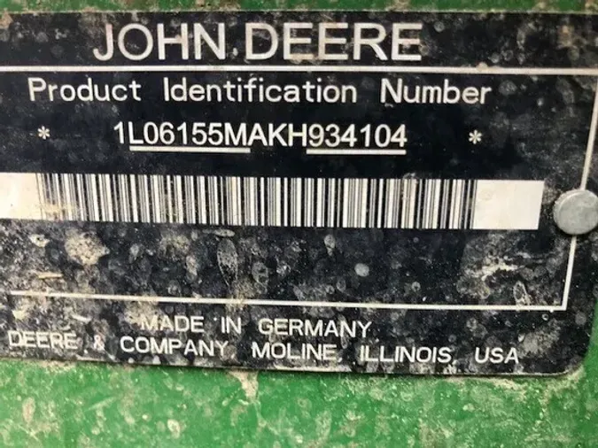 2019 John Deere 6155M