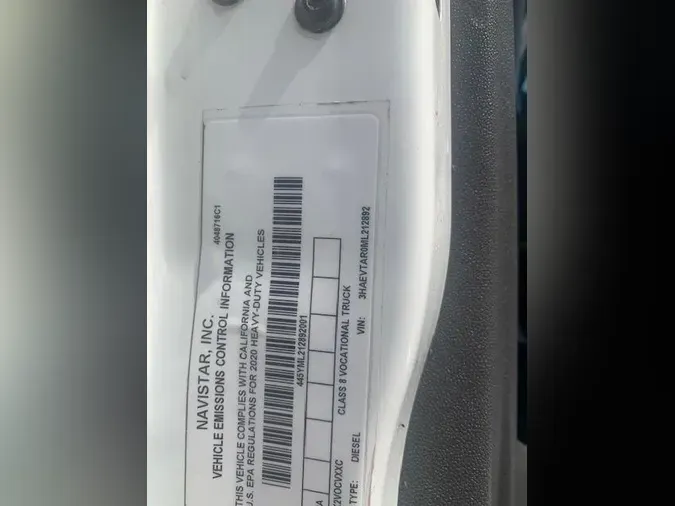 2021 International MV607