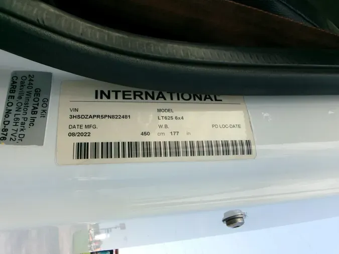 2023 International LT625