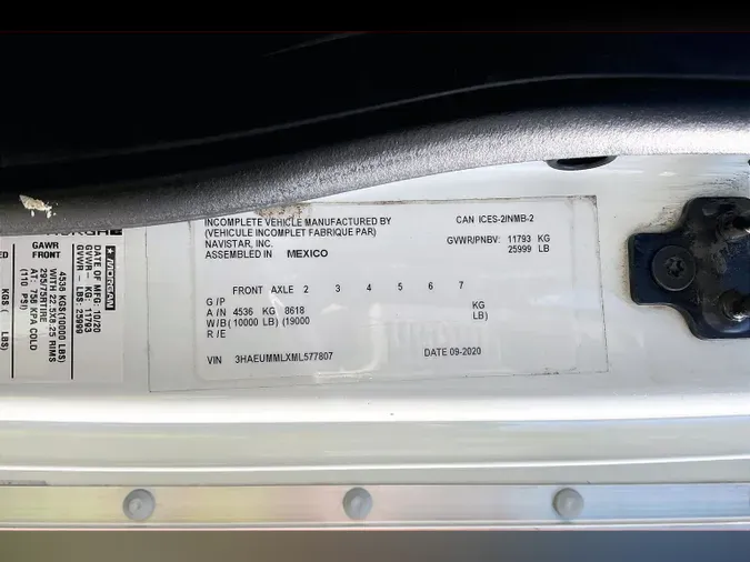2021 INT MV607