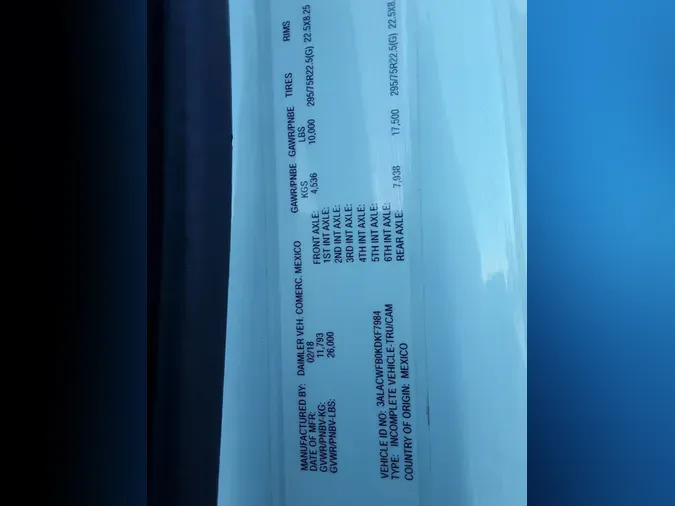 2019 FREIGHTLINER/MERCEDES M2 106