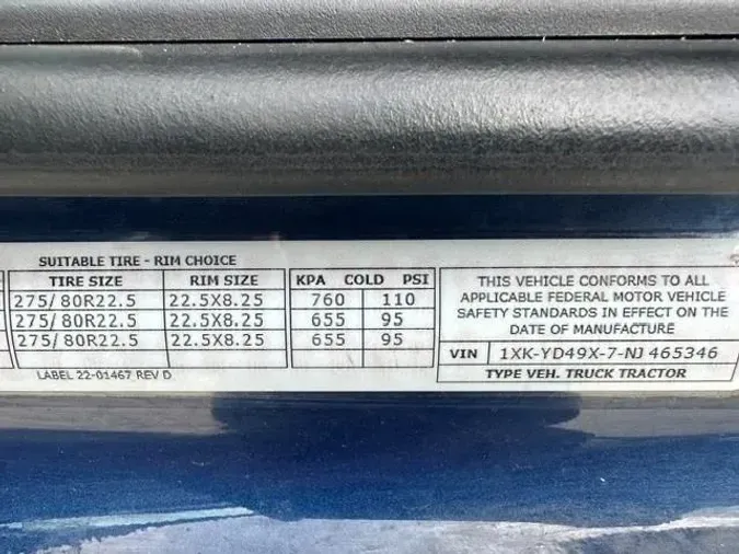 2022 Kenworth T6800abe158efed3fc9e72f1553d2acb33cf