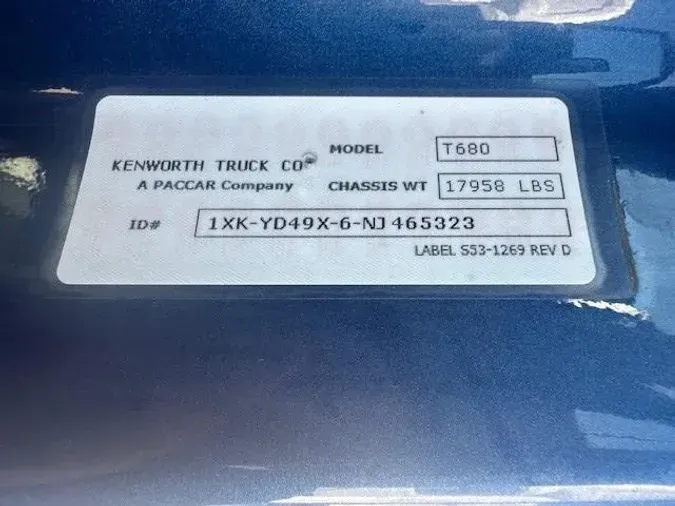 2022 Kenworth T6800b62f06bd324c62f447782f5aad7e9f7