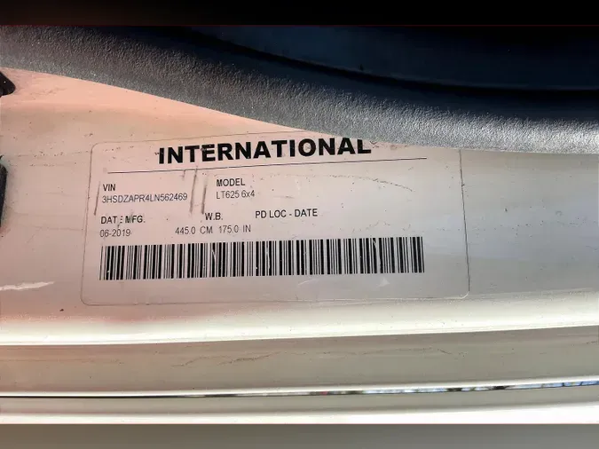 2020 INT LT625 6x4