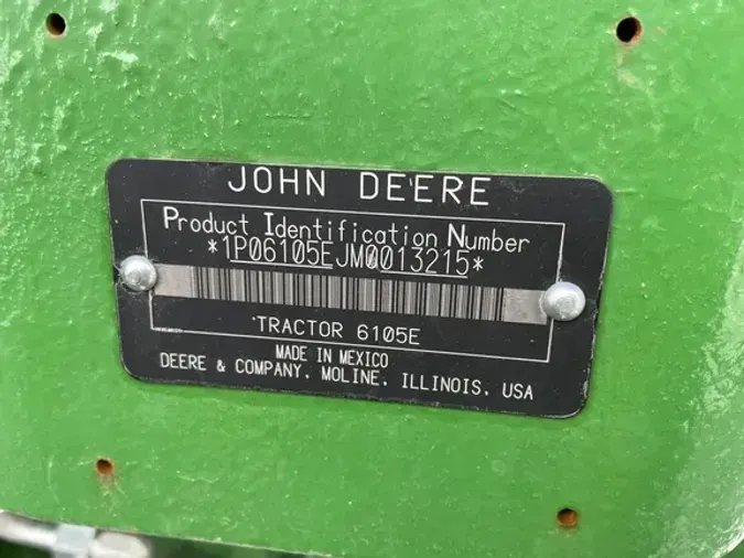 2021 John Deere 6105E