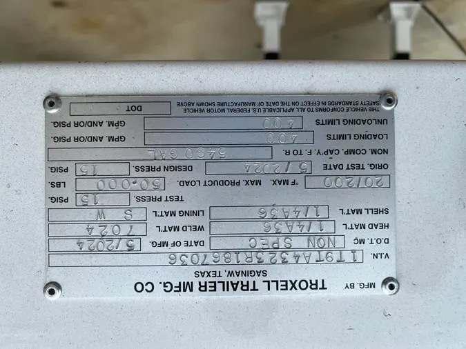 2024 TROXELL 130BBL