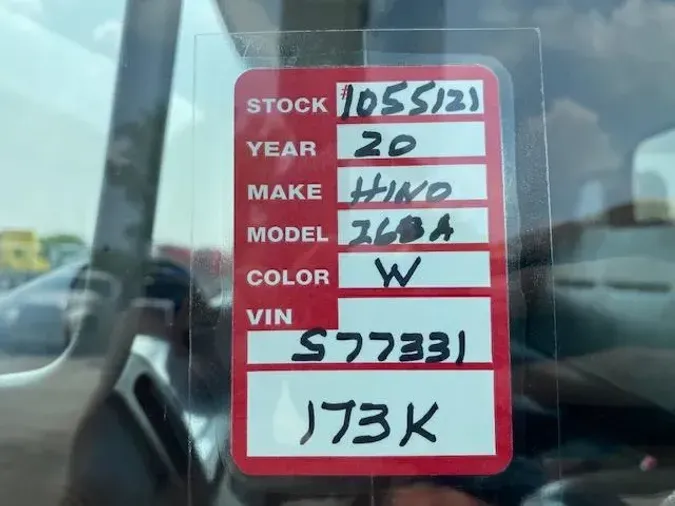 2020 Hino 268A