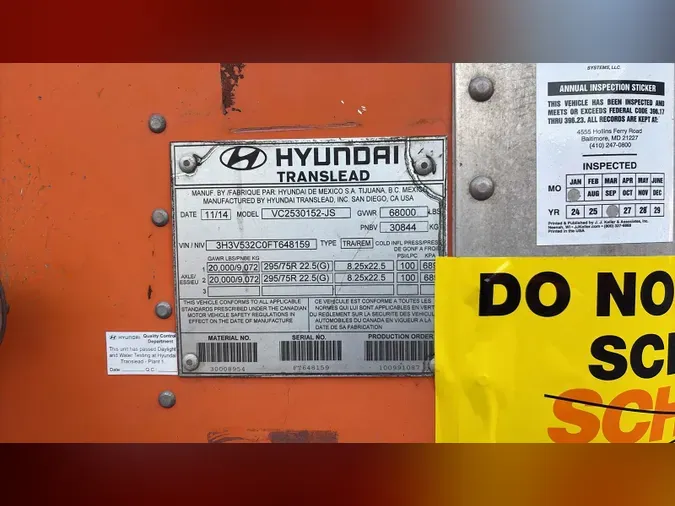 2015 Hyundai VC2530152-JS