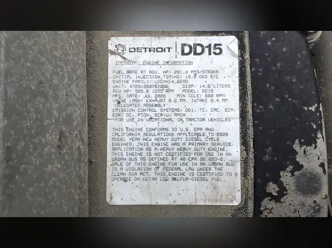 2021 Freightliner Cascadia 126