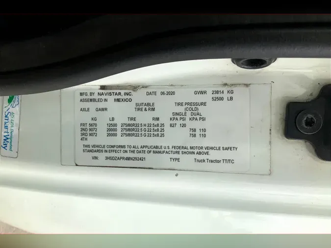 2021 INT LT625 6x4