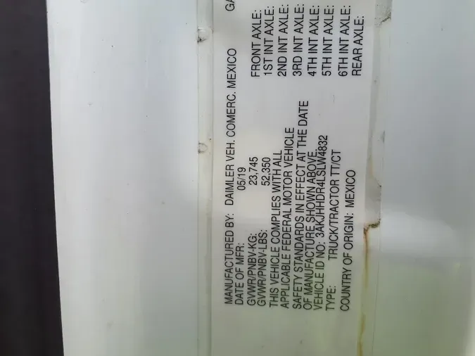 2020 FREIGHTLINER/MERCEDES NEW CASCADIA PX12664