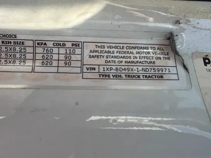 2022 Peterbilt 579