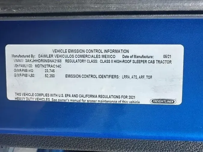 2022 Freightliner Cascadia