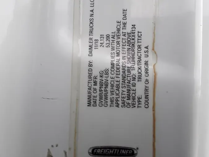 2019 FREIGHTLINER/MERCEDES NEW CASCADIA PX1266412c26035bf51d9f83deb304cd588aeec