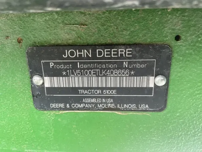 2020 John Deere 5100E