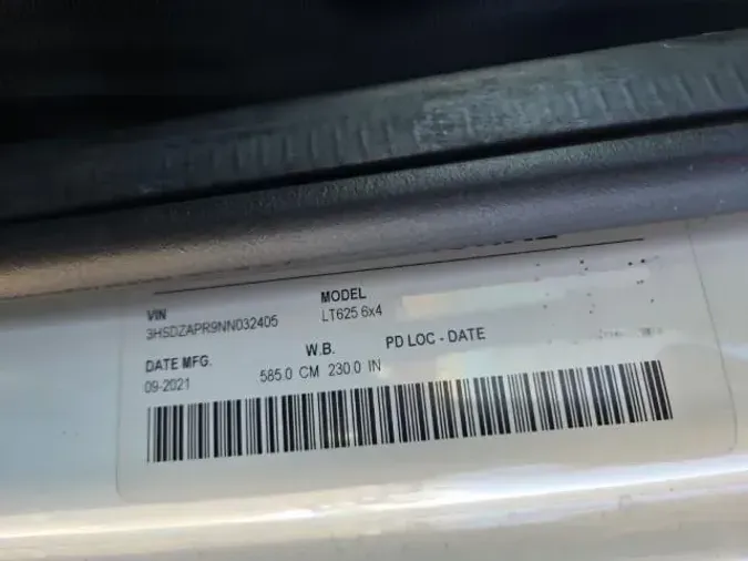 2022 International LT625