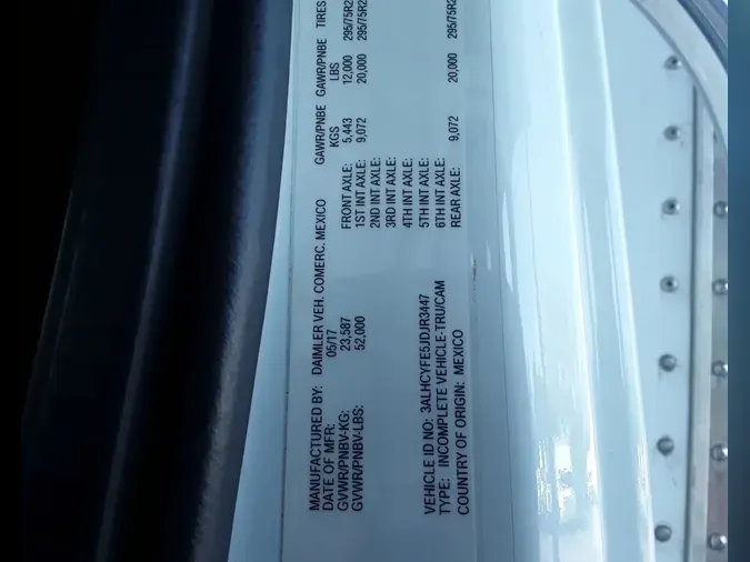 2018 FREIGHTLINER/MERCEDES M2 106157b60e9b0d475cc6fd9d5548e99dbe9