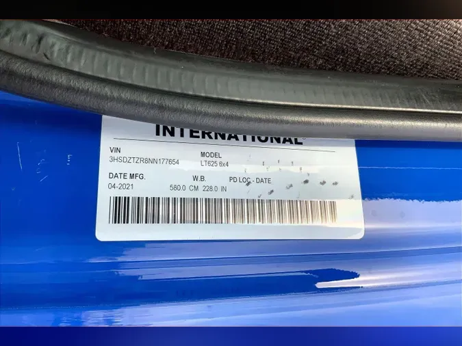 2022 INT LT625 6x4