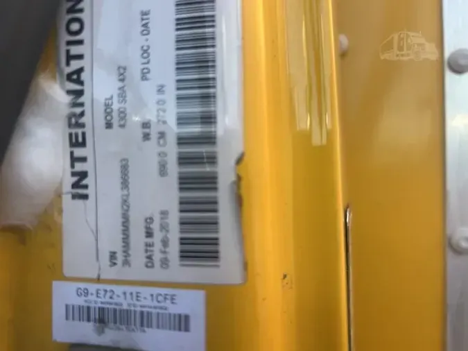 2019 INTERNATIONAL DURASTAR 4300