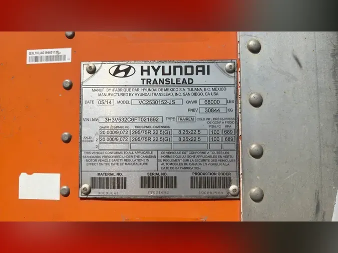 2015 Hyundai VC2530152-JS1645ca8fa97da8d570418d94c0706d98