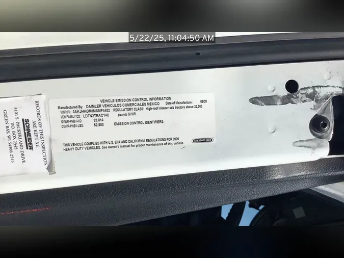 2021 Freightliner Cascadia