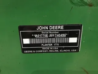 2011 John Deere 1770