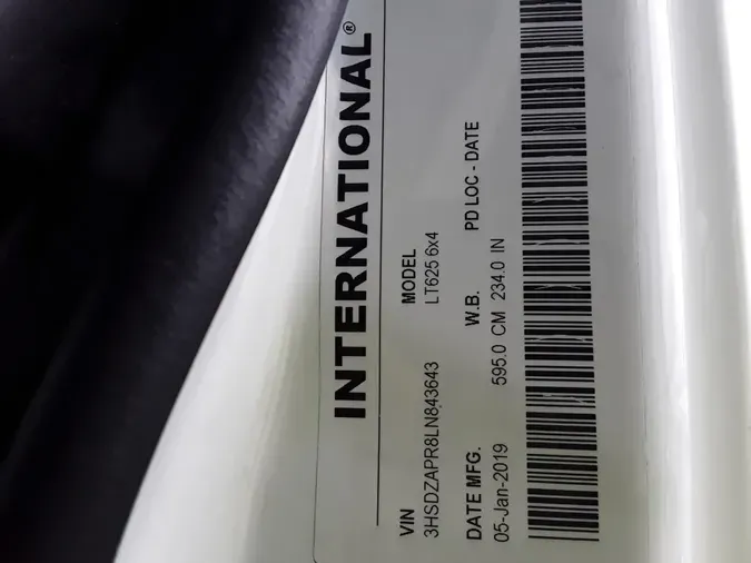 2020 NAVISTAR INTERNATIONAL LT625 SLPR CAB