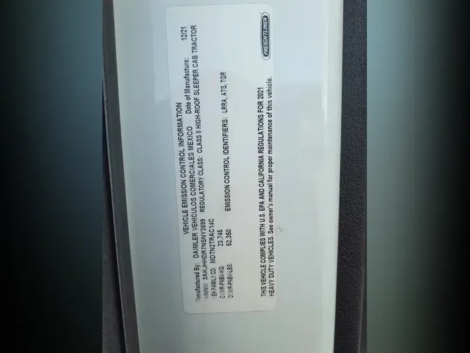 2022 FREIGHTLINER/MERCEDES NEW CASCADIA PX12664