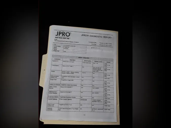 2020 FREIGHTLINER/MERCEDES NEW CASCADIA PX12664