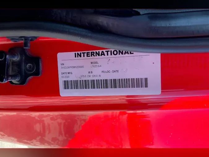 2021 INT LT625 6x4