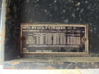2015 UTILITY TRAILERS FS2CHS 48/102