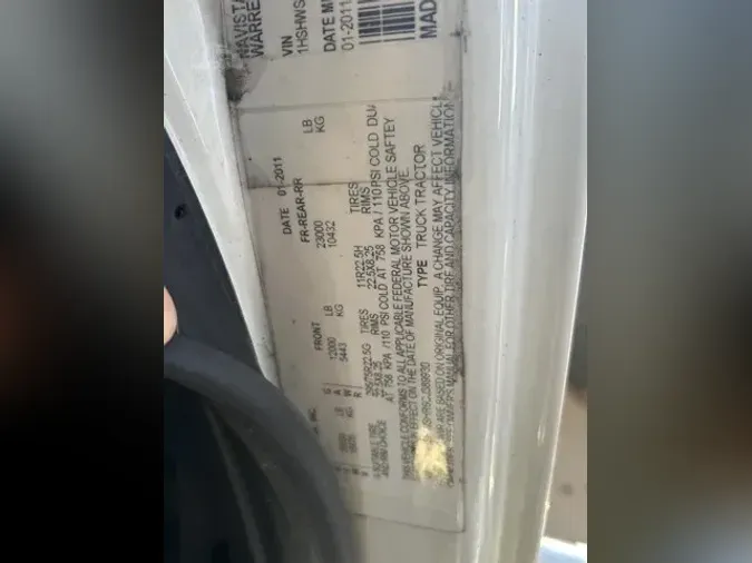 2012 INTERNATIONAL TRANSTAR 8600