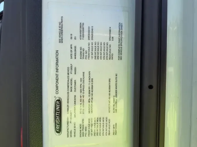 2020 FREIGHTLINER NEW CASCADIA PX12664