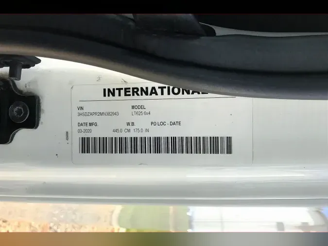 2021 INT LT625 6x4