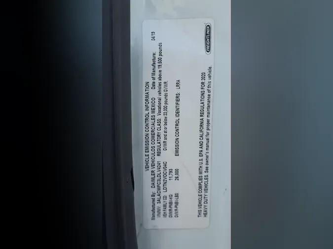 2020 FREIGHTLINER M2 106