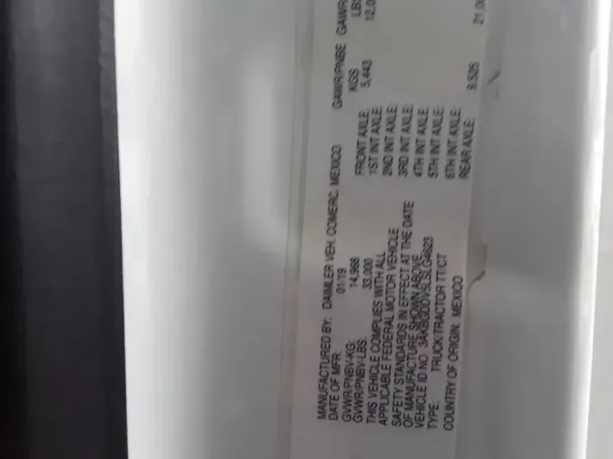 2020 FREIGHTLINER/MERCEDES CASCADIA 125