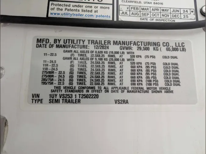 2026 UTILITY VS2RA