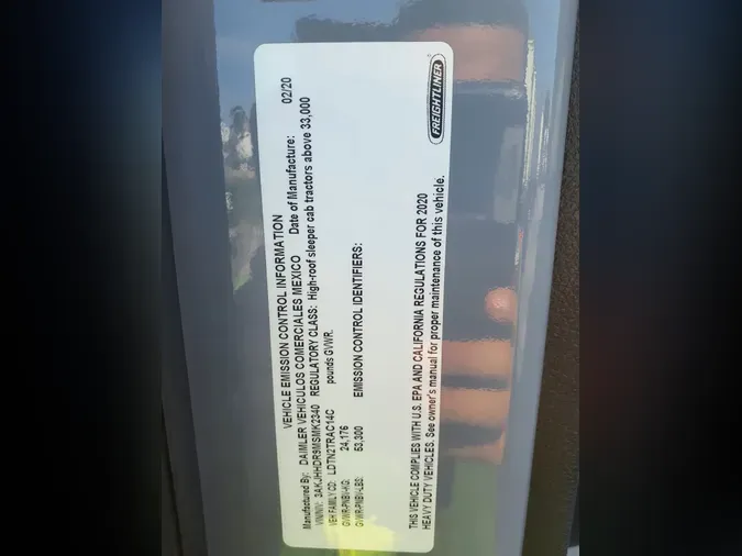 2021 FREIGHTLINER/MERCEDES NEW CASCADIA PX126641fae596abcb85a79624c8e245540ac7a